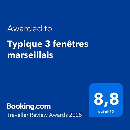 Appartement Typique 3 Fenetres Marseillais à Marseille Extérieur photo
